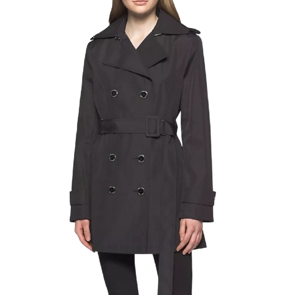Calvin Klein Black Trench Coat